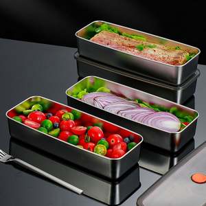 Stainless Steel Freshness Box Lid <b>Stackable</b> Food <b>Storage</b> <b>Container</b> Household Kitchen Refrigerator <b>Storage</b> Solution - Product Image 1