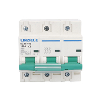 Mini disjoncteur d'air NC-125A 1P 1P + N 2P 3P 3P + N 4P 80A 100A 125A 230/400AC 6KA