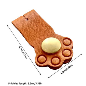 Cute cat paw <b>cable</b> winder, earphone <b>cable</b> and data <b>cable</b> organizer, leather buckle portable <b>cable</b> winder, leather <b>cable</b> tie. - Product Image 5