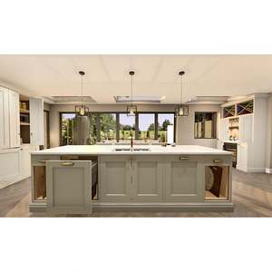 Nuevo diseño interior moderno, gabinetes de cocina modulares de almacenamiento de lujo personalizados para el hogar con gabinete de vino - Product Image 2