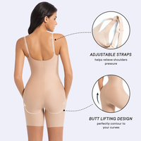 Body Gainant Femme Effet Ventre Plat Sculptant Sans Couture Taille Affinée