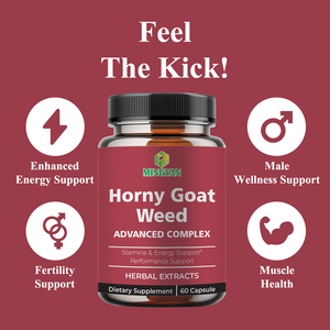 Suplemento Herbal para Hombres de Potencia y Energía Extra con Horny Goat Weed, Maca, Tongkat Ali, Saw Palmetto y L-Arginina, 60 Cápsulas - Product Image 2