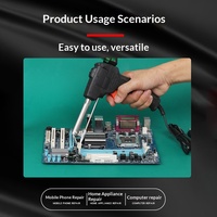 Fer à souder portatif 60W 110-220V pour usage domestique, pistolet à souder pour étudiants, outils à main conformes aux normes britanniques/américaines/chinoises