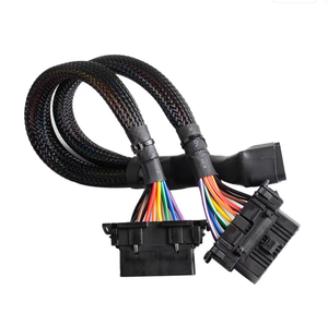 Yüksek kaliteli araba OBD bir iki koşum ile <span class=keywords><strong>2</strong></span> türleri kadın tokaları tam Pin ve tam tel dönüştürülen kablo - Product Image 2