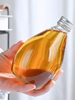 Bouteille d'eau en verre personnalisée, 100 ml, 280 ml, 350 ml, 500 ml, cristal