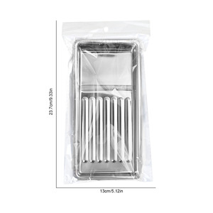 Ima Sugata Plateau de stérilisation des ongles en acier inoxydable 304, station de stérilisation rectangulaire pour outils de manucure - Product Image 4