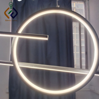 Plafonnier LED suspendu au design nordique moderne, luminaire décoratif de plafond, idéal pour un salon, une cuisine ou un Restaurant