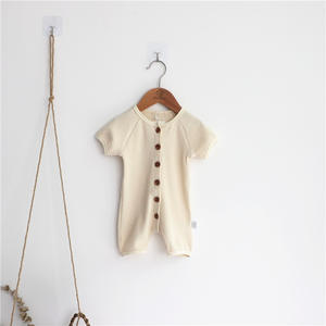 Nouveaux vêtements pour bébé personnalisés tendance, 100% coton, imprimé gaufré, combinaison pour nouveau-né, barboteuse pour bébé garçon - Product Image 6