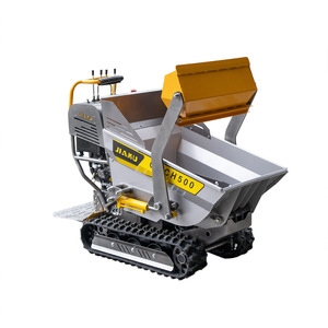 Vehículo de Transporte de Alta Eficiencia para Fábrica, Tipo Oruga Grande, para Construcción de Huertos, Volquete con Pala Frontal, Totalmente Hidráulico, Utilitario - Product Image 2