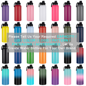Botellas Personalizadas De Agua Acero Inoxidable <span class=keywords><strong>Termica</strong></span> Con Pajita Sudor A Prueba De Fugas Recubierto De Polvo Botella De Bebida Térmica Aislada - Product Image 3