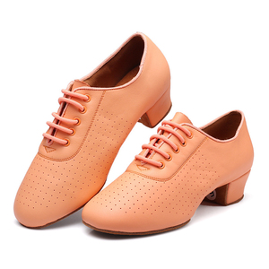 Scarpe da Ballo Latino e Salsa Professionali da Donna per Interni con Suola Morbida in Vera Pelle Primo Strato, Colori Personalizzabili e Tacchi da 5cm/3cm - Product Image 3