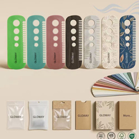 Keukenhulpjes Accessoires Efficiënte Professionele 4-gaats Handmatige Draagbare BPA-vrije Groene Plastic Kruidenschiller Kam Bladafsnijder