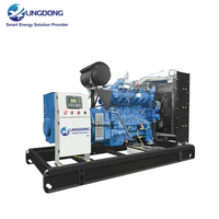 Generador de Gas Natural de 180kW a Bajo Precio, Generador de GNL/PNG de 225kVA con Controlador de Marca, Motor Yuchai YC6MK315N-D30 para Granjas Ganaderas
