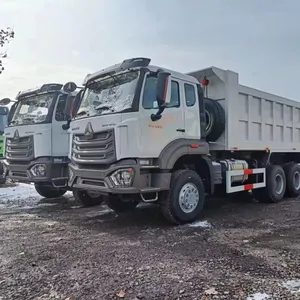 Truk berat sekali pakai Sinotruck Hohan baru berat kendaraan kotor 30T 8x4 RHD Drive otomatis Euro 3 cepat Weichai