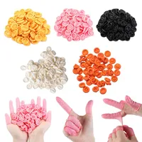 Jingya Vente Chaude JY-204 Doigtier en Latex Rose ESD Jetable pour l'Isolation des Substances Chimiques Nocives