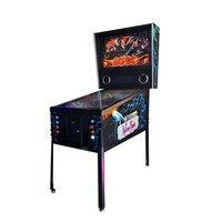 Machine de jeu d'arcade de flipper virtuel à monnayeur, 43 pouces, 3 écrans, vidéo haute définition, son réaliste, en métal, version anglaise