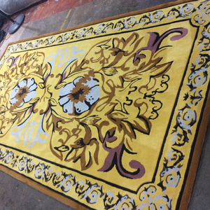 100% NZ Len Sang Trọng Tùy Chỉnh Thực hiện Thảm Handmade Bỉ Phòng Khách Khu Vực Thảm Tay Tufted Knotted Len Thảm - Product Image 4