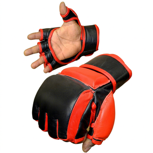 Guantes de Boxeo MMA de PU para Hombre, Servicio OEM, Hechos en Pakistán, Material Duradero, Mejor Precio, Guantes MMA de Medio Dedo para Hombre - Product Image 1