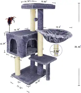 High Quality The Newest Product 2023 Cat Tree Big Cats Acticity With Cheap Price