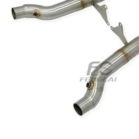 Tuyau d'échappement droit SS304 pour Ferrari 458 Speciale 458SC 4.5L 2014-2016, améliore la puissance du moteur