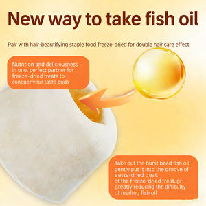 <span class=keywords><strong>Huile</strong></span> <span class=keywords><strong>de</strong></span> poisson lyophilisée 96% haute concentration d'Oméga 3 en capsules éclatantes 60 gélules souples/flacon pour la santé <span class=keywords><strong>de</strong></span> la peau et du pelage des chiens et des chats - Product Image 5