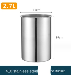 Support à ustensiles DFC1204 en acier inoxydable brossé, support pour pot alimentaire, seau à glace pour refroidir la bière - Product Image 5