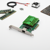 Adaptateur réseau Ethernet PCIe X4 à port unique RJ45 10G