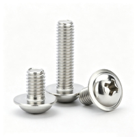 Vis à tête cylindrique à bride en acier inoxydable spécial DIN 967, vis de machine à collier Phillips