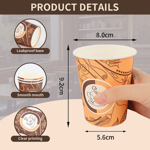 แก้วกาแฟกระดาษ พิมพ์โลโก้ตามสั่ง แก้วร้อน ลายพิมพ์ แก้วกาแฟ<span class=keywords><strong>แบบ</strong></span>ใช้แล้วทิ้ง แก้วซุป แก้วไอศกรีม พร้อมที่หิ้ว แก้ว<span class=keywords><strong>แบบ</strong></span>นำกลับบ้าน - Product Image 3