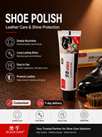 Crema para Limpiar Zapatos Black Bull en Tubo de Gran Capacidad con Función de Fácil Limpieza y Uso Duradero para el Mantenimiento Diario del Calzado en el Hogar