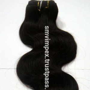 100% Tissage de cheveux bruts indiens non traités de l'Inde 2027 Meilleure vente tissage vierge non traité 100% cheveux vierges - Product Image 1