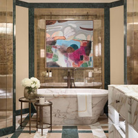Produit de luxe pour la maison sur mesure, meubles en marbre, baignoire Taj Mahal pour appartement et villa