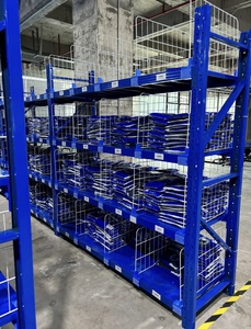 YC-021 5-Layer Heavy-Duty <b>Steel</b> Storage <b>Rack</b> Zinc Coated 150kg Load Capacity Corrosion Protection Shelf Stacking - Product Image 6