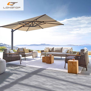 <span class=keywords><strong>Coin</strong></span> de canapé en aluminium de bonne qualité Ce ensemble de Patio extérieur moderne meubles d'extérieur - Product Image 5