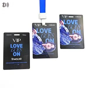 Customized RFID PVC Pass VIP Card Printed Design ID Card For Exposition NFC Pass Card