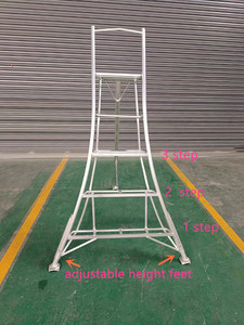Nhiệm Vụ Nặng Nề Có Thể Điều Chỉnh Chân Loại Orchard Nhôm Tripod Thang Cho Trái Cây Chọn Và Vườn Thang Ba Đứng Thang - Product Image 4