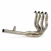 Système d'échappement de moto en alliage de titane, prix de gros usine Forsound, collecteur avant et tube intermédiaire, ensemble complet pour Kawasaki ZH2