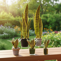 Feuillage Artificiel en PVC Écologique de Haute Qualité, Plante Verte pour Décoration Intérieure et Florale