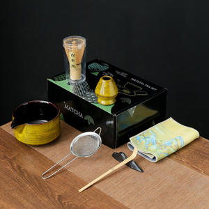 Outils de cérémonie du matcha <span class=keywords><strong>Berserk</strong></span> avec logo personnalisé, ensemble de fouets à matcha japonais 4-7-9 pièces, outils personnalisés pour la préparation de matcha latte - Product Image 1