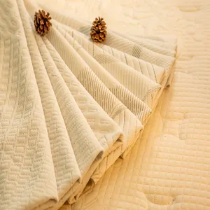 厚手のヴィンテージジャカード織り張りマットレスニット生地暖かい柔らかい通気性マットレス生地寝具用