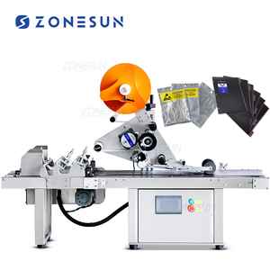 Zonesun ZS-TB502P tự động Tabletop Túi Giấy túi nhựa treo tag Top Side nhãn Applicator với phân trang Máy - Product Image 1
