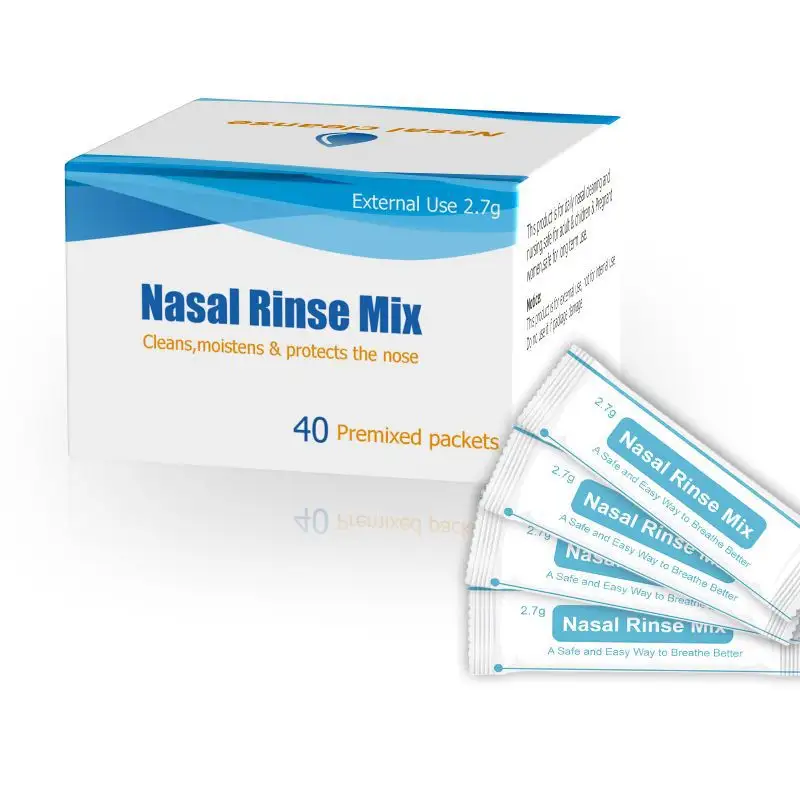 Nasal Salt For Neti Pot Rinse Saline Packets For Nose Cleaner Nasal Irrigation