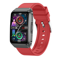 Reloj Inteligente con Llamadas, ECG, Monitor de Temperatura Corporal y Frecuencia Cardíaca, Rastreador de Salud 24/7, Llamada de Emergencia SOS, Unisex