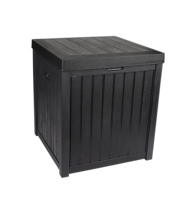Boîte de rangement extérieure en plastique pour patio, banc de garage en plastique, boîte de rangement pour terrasse, rangement extérieur pour jardin, boîte de rangement pour terrasse