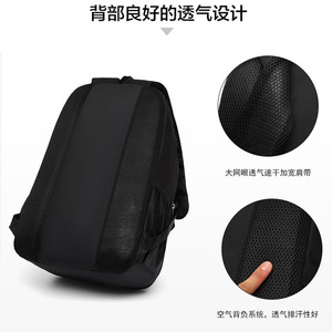 Laptop <b>Backpack</b> For Men Large Capacity 36-55L Business Travel Shoulder Straps Solid Color Interior Laptop Compartment - Product Image 2