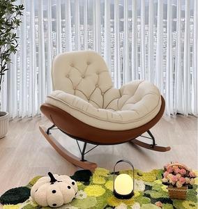 <span class=keywords><strong>Nórdico</strong></span> moderno diseñador colección algodón Bean Bag salón silla Chic Chi mecedora huevo columpio silla para dormitorio decoración del hogar - Product Image 4