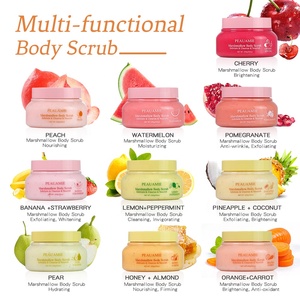 <span class=keywords><strong>Gommage</strong></span> Corporel Naturel Végétalien aux Fruits, Sel de l'Himalaya Exfoliant, à la Guimauve et à la Pastèque Juteuse – Vente en Gros - Product Image 4