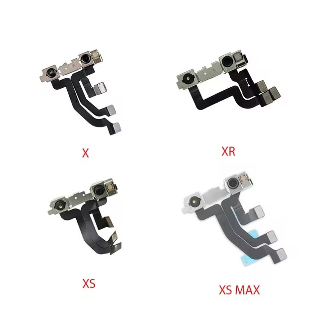 Original Front-Facing Camera Flex Cable for iPhone X XR XS 12 Pro Plus 15 Pro Pro Max Replacement for iPhone 10 ProMax