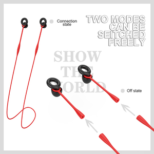 Yeni manyetik kordon kulaklıklar anti-kayıp kordon silikon ses yalıtımı gürültü azaltma kulaklıklar boyun kordon - Product Image 3