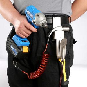 Gancio per Mensola, Gancio Elettrico per <span class=keywords><strong>Falegnameria</strong></span>, Gancio per Chiavi o Trapano Elettrico, Cinghia o Cintura o Corda di Sicurezza o Gancio in Acciaio in Lega Disponibile - Product Image 2